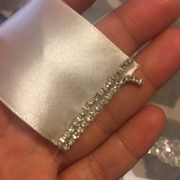 Bridal Silk Belt - Picture 3 of 6